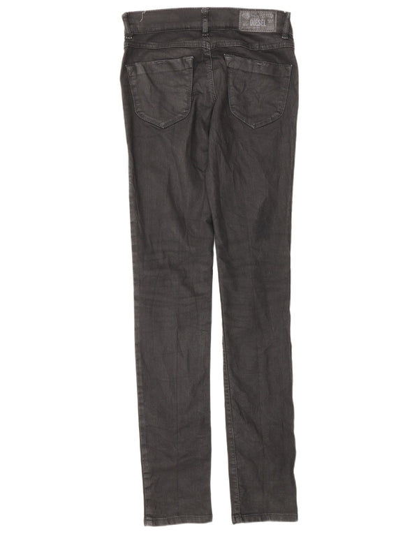 Diesel feminino Livier-Sp cintura baixa super slim jegging jeans W24 L32 cinza