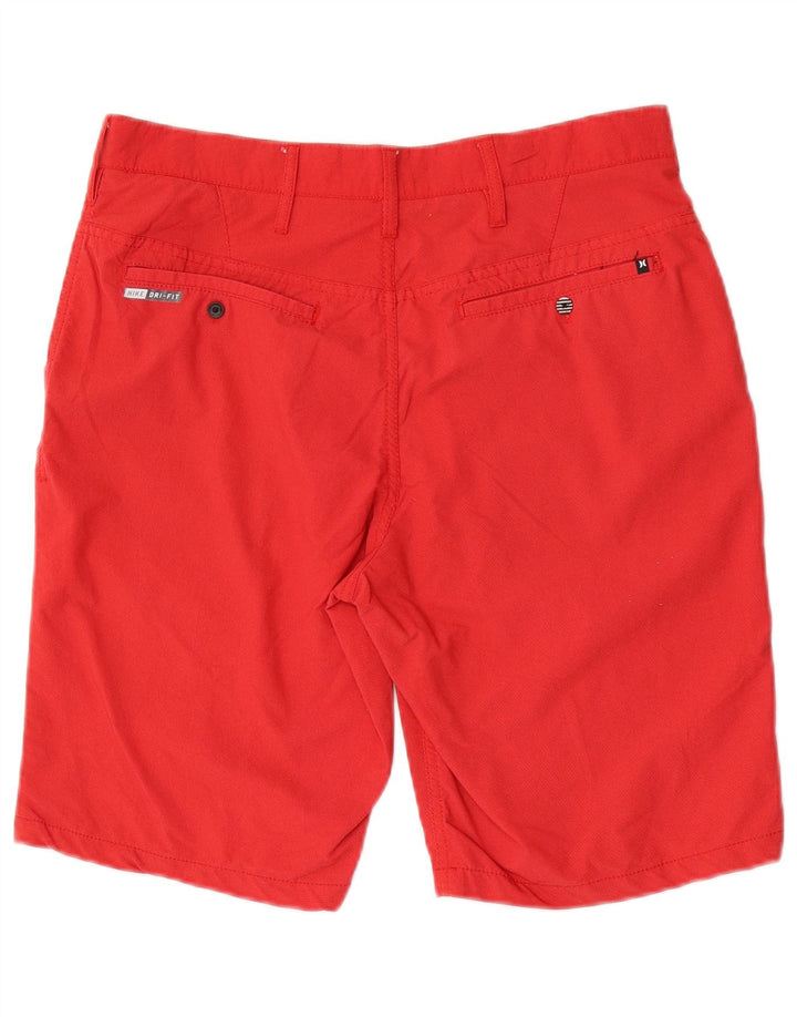 Hurley Masculino Dri Fit Chino Shorts W30 Médio Vermelho Nylon
