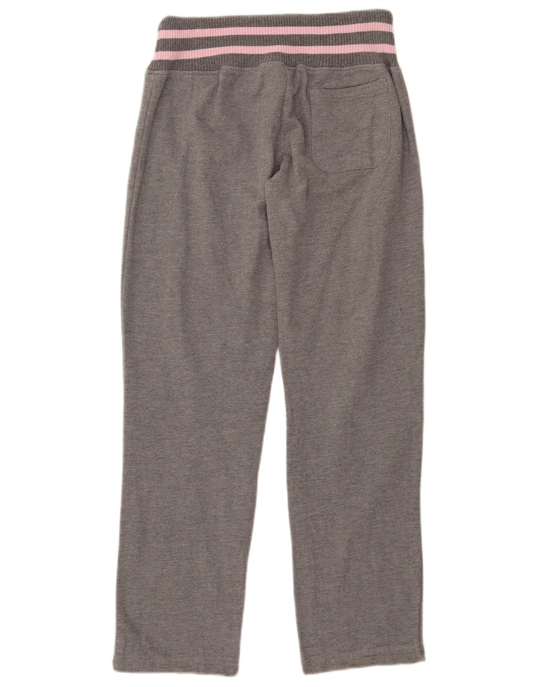 Calça de treino feminina Sergio Tacchini UK 14 algodão cinza médio