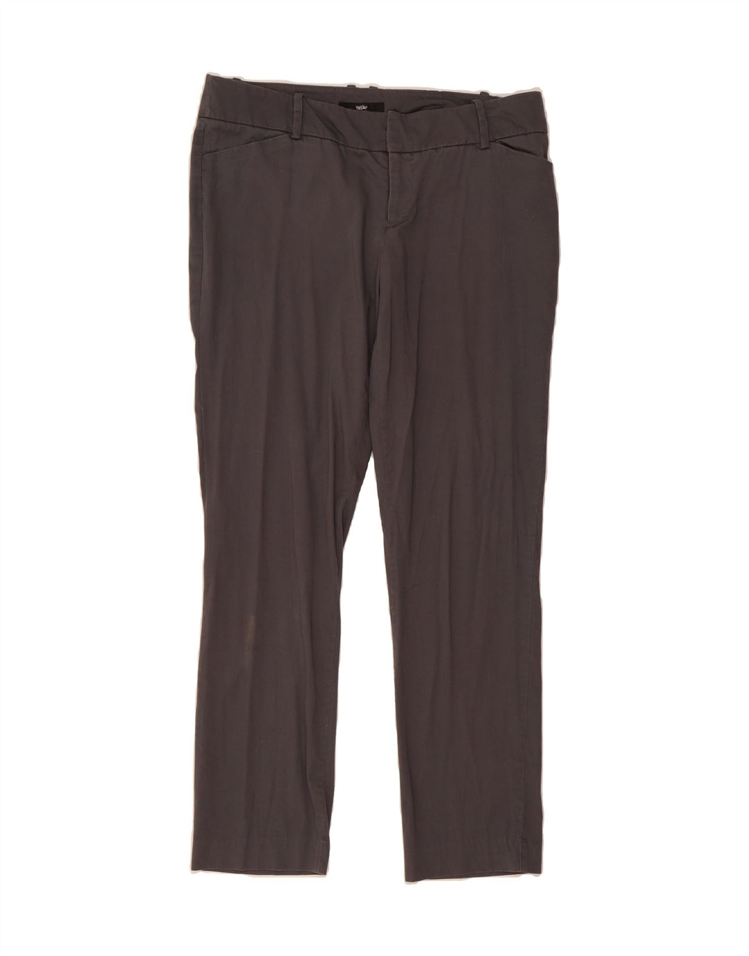 MOSSIMO Womens Slim Casual Trousers US 12 Large W34 L30 Grey Cotton Vintage Mossimo and Second-Hand Mossimo from Messina Hembry 