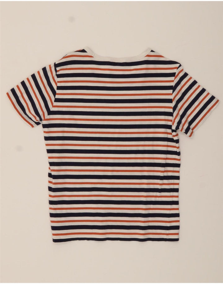 LEE Womens T-Shirt Top UK 14 Medium Multicoloured Striped Vintage Lee and Second-Hand Lee from Messina Hembry 