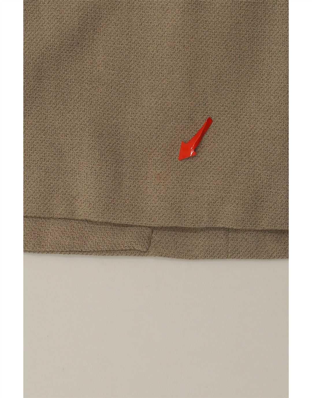 Jaqueta blazer feminina vintage com 3 botões e manga 3/4 Reino Unido 12 bege médio