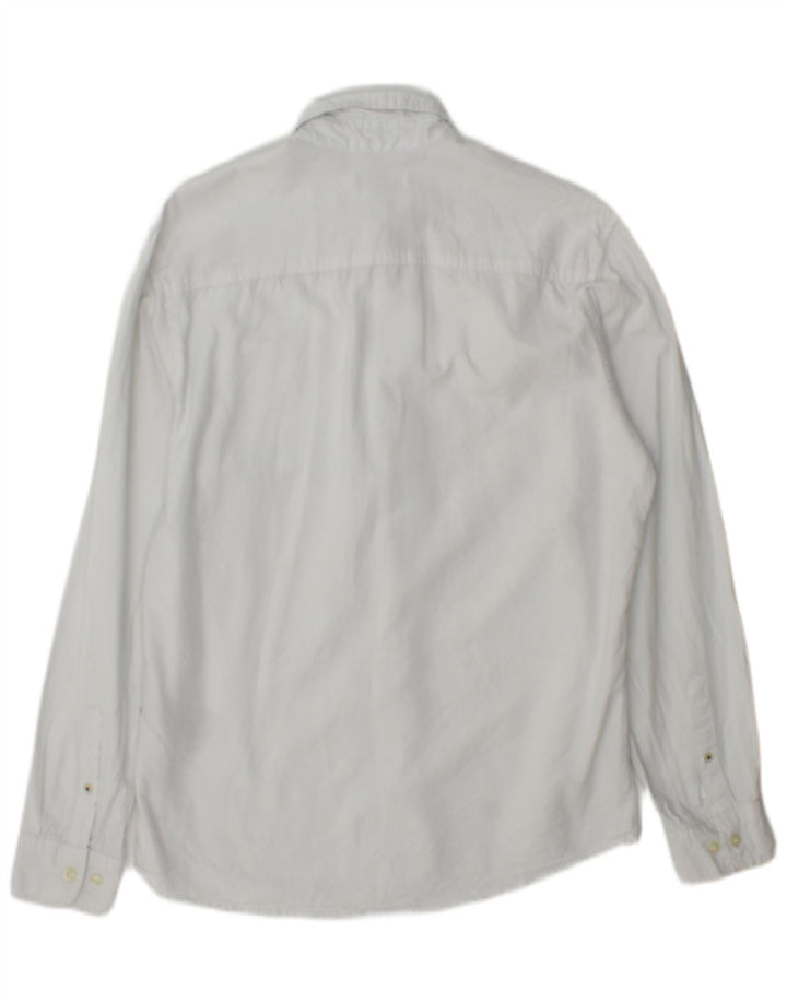Camisa masculina Jack & Jones pequena de algodão branco