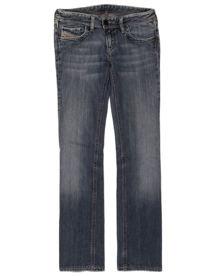 DIESEL Jeans retos femininos W26 L30 algodão azul