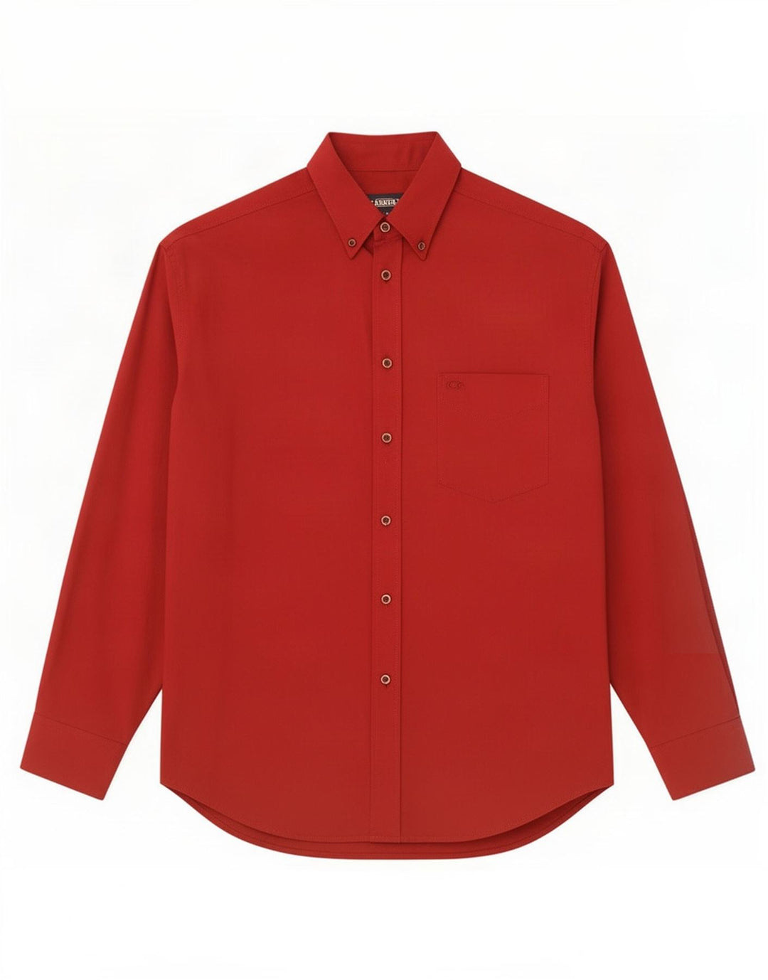 Camisa masculina Carrera médio algodão vermelho
