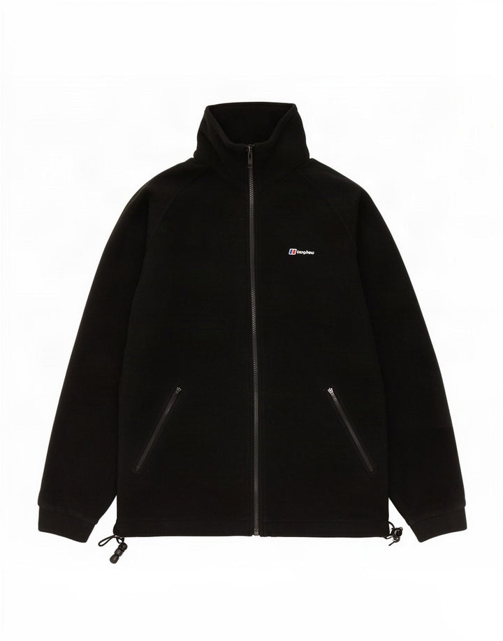 Jaqueta de lã feminina Berghaus UK 16 grande poliéster preto