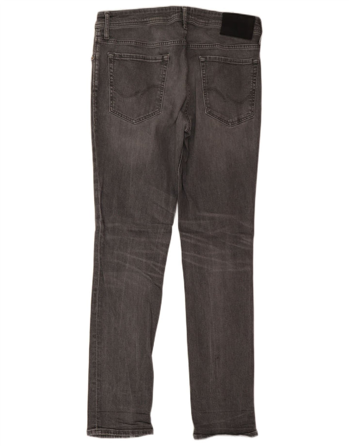 Jack & Jones feminino Tim Slim Jeans W33 L32 algodão cinza