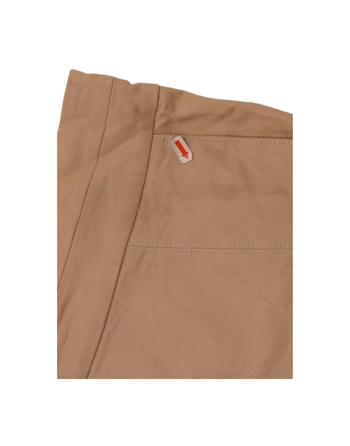 Saia lápis feminina AUTHENTIC UK 18 XL W36 algodão bege