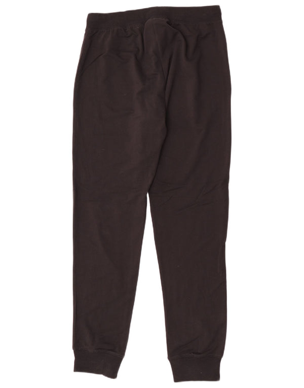 Calça de treino feminina Champion Joggers UK 14 grande algodão preto