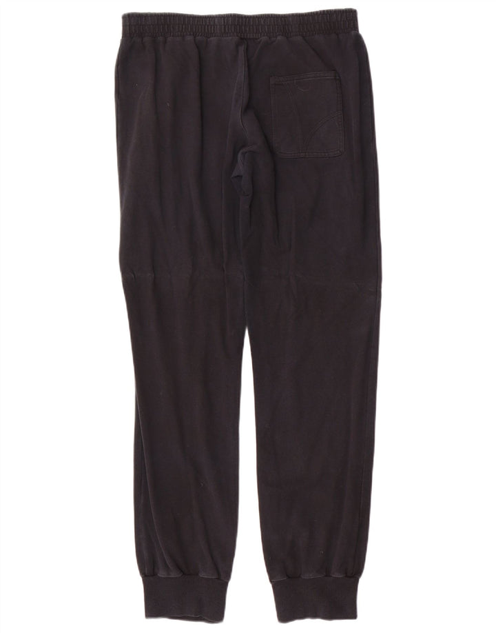Adidas Mens Treino Calças Joggers Tamanho 38 Médio Algodão Preto
