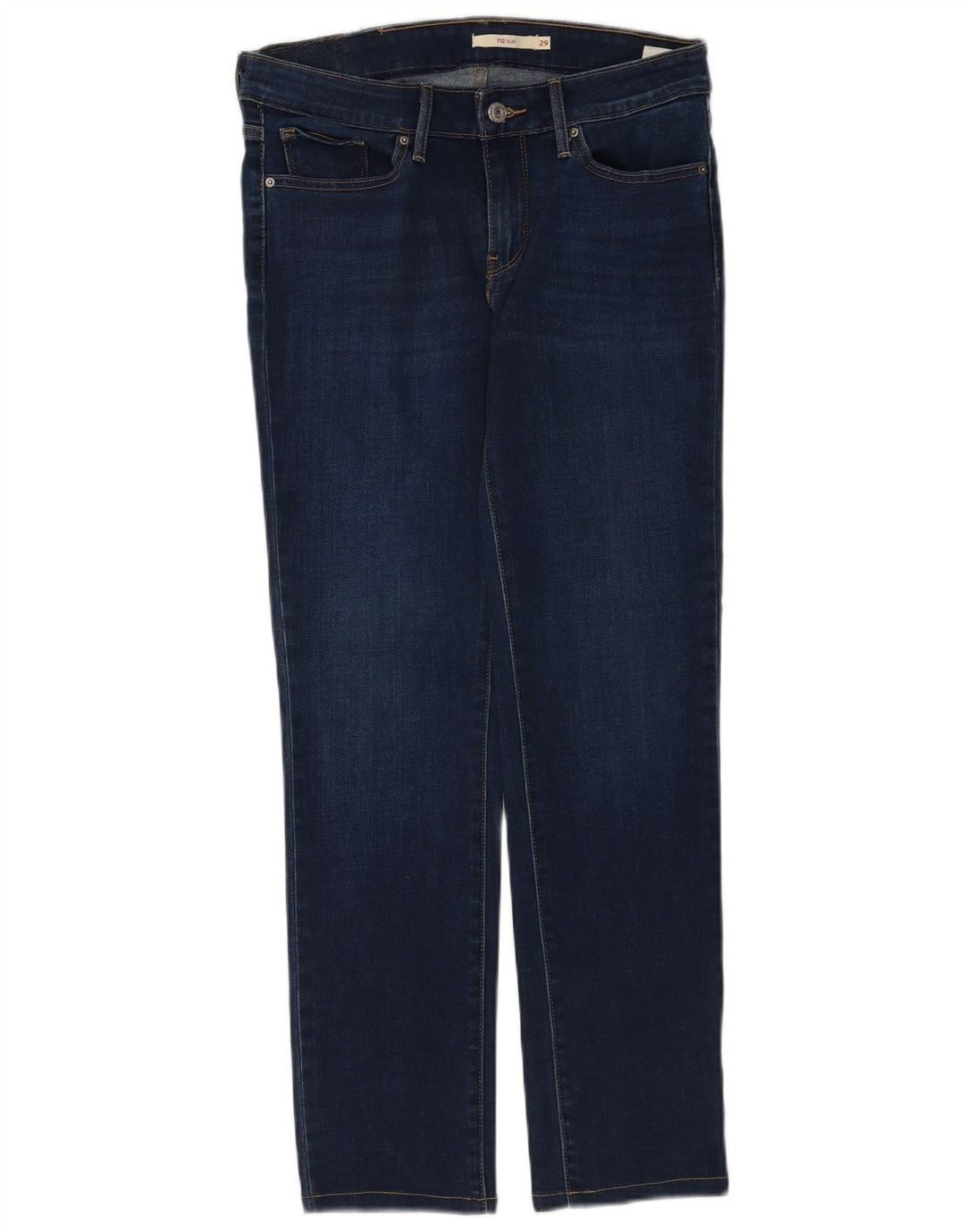 Calça jeans feminina Levi's 712 Slim W29 L28 azul algodão