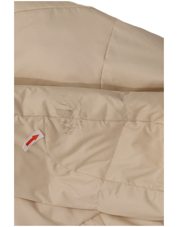 Jaqueta acolchoada feminina Ralph Lauren Reino Unido 14 médio off white poliéster