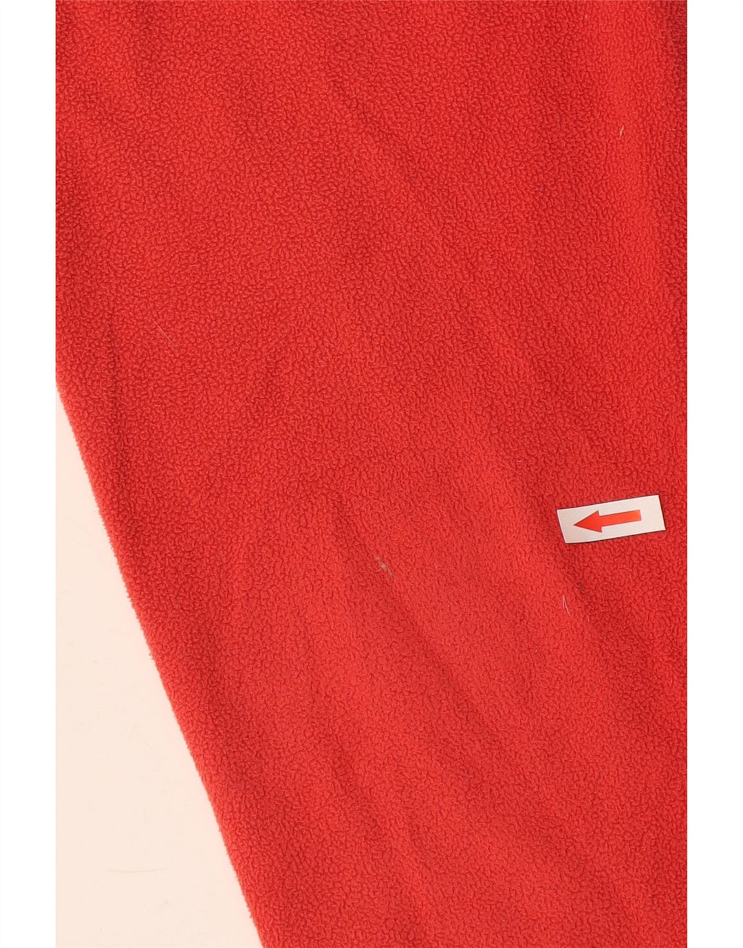 Berghaus Suéter feminino de lã com zíper e gola UK 14 poliéster vermelho médio
