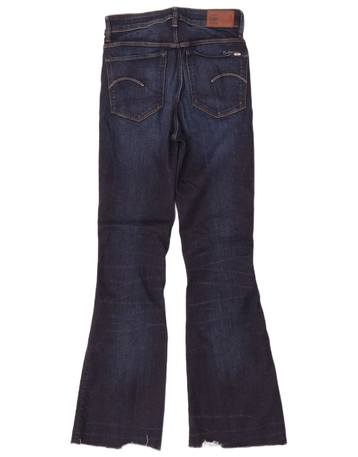 Calça jeans feminina G-Star W28 L30 algodão azul marinho