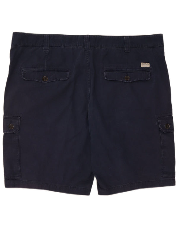 Shorts cargo masculino Timberland W42 2XL algodão azul marinho
