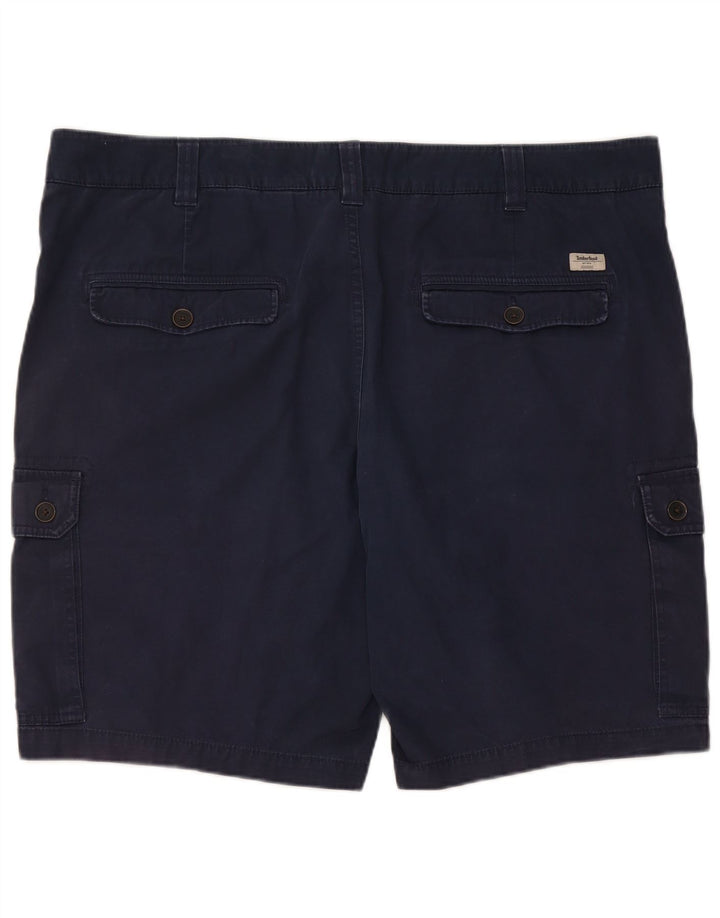 Shorts cargo masculino Timberland W42 2XL algodão azul marinho