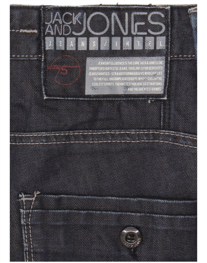 Jack & Jones Mens Cargo Straight Jeans W32 L33 Azul Marinho
