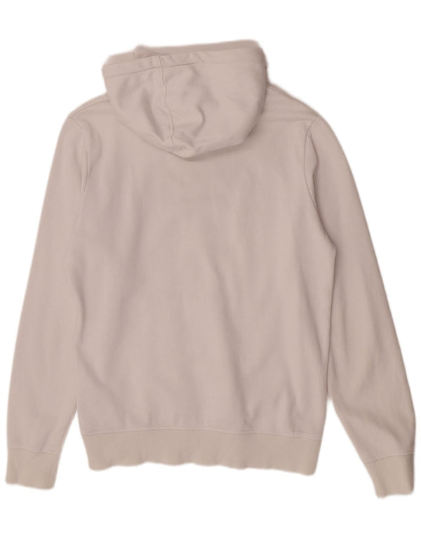Jack & Jones moletom com capuz masculino gráfico pequeno algodão branco