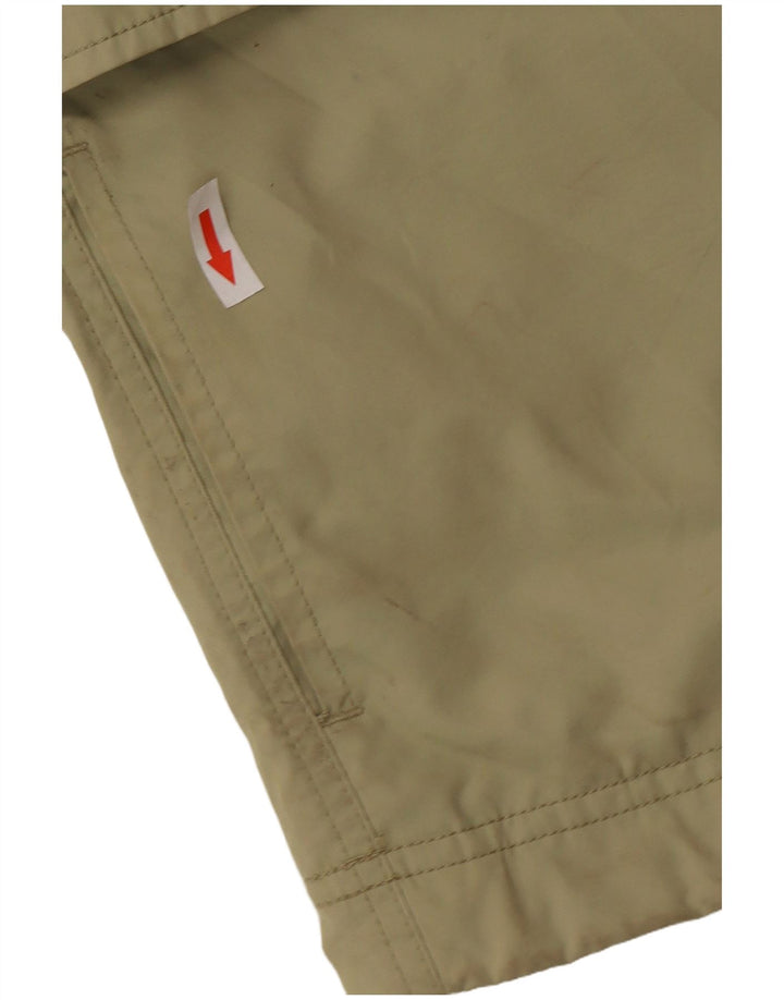 Jaqueta anorak masculina com capuz CAT Reino Unido 40 algodão cáqui grande