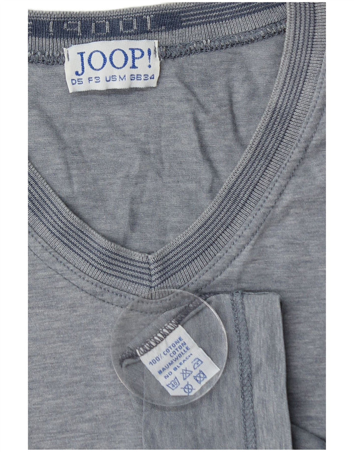 Camiseta masculina JOOP Top UK 34 XS algodão azul