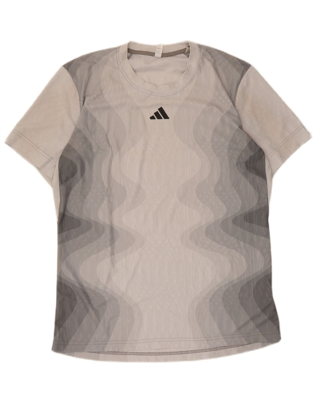 Adidas Camiseta Masculina Top Grande Cinza Tie Dye Poliéster