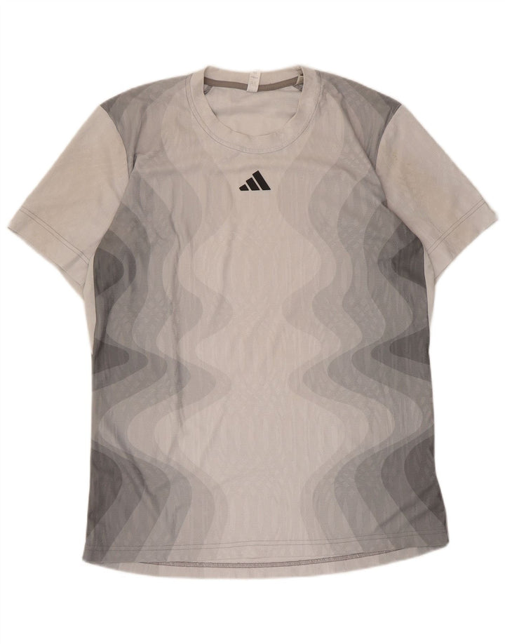 Adidas Camiseta Masculina Top Grande Cinza Tie Dye Poliéster