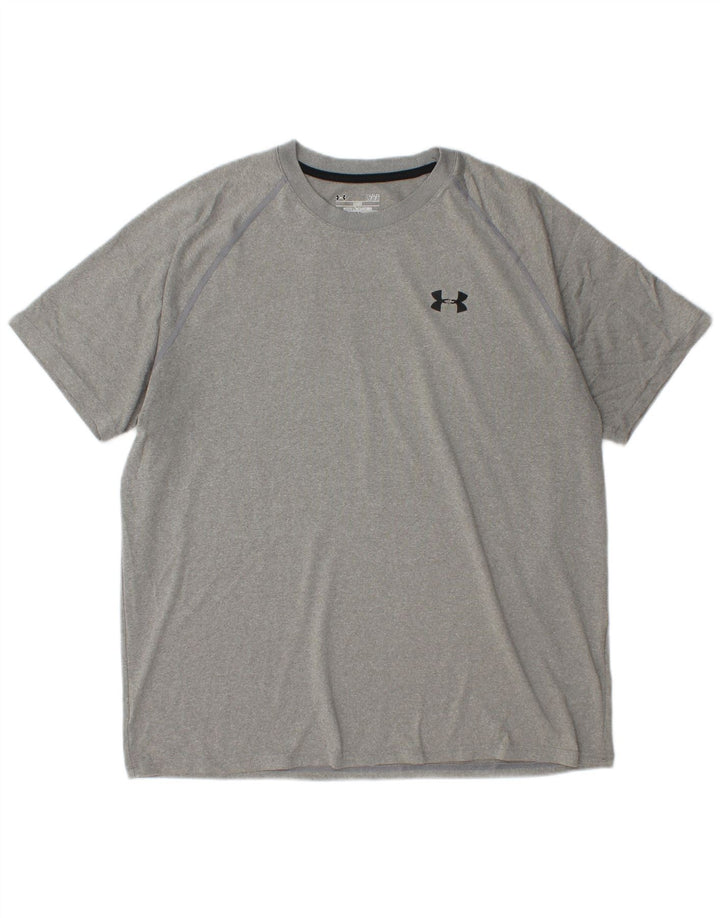 Camiseta masculina UNDER ARMOUR grande cinza