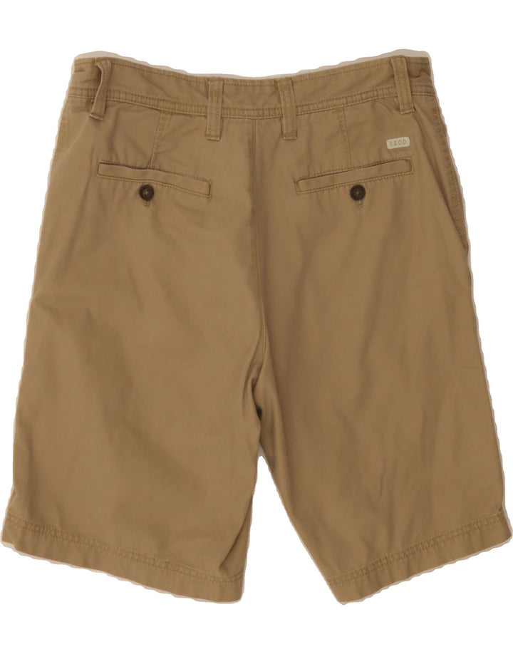 IZOD Mens Salt Water Chino Shorts W30 Medium Beige Cotton Vintage Izod and Second-Hand Izod from Messina Hembry 