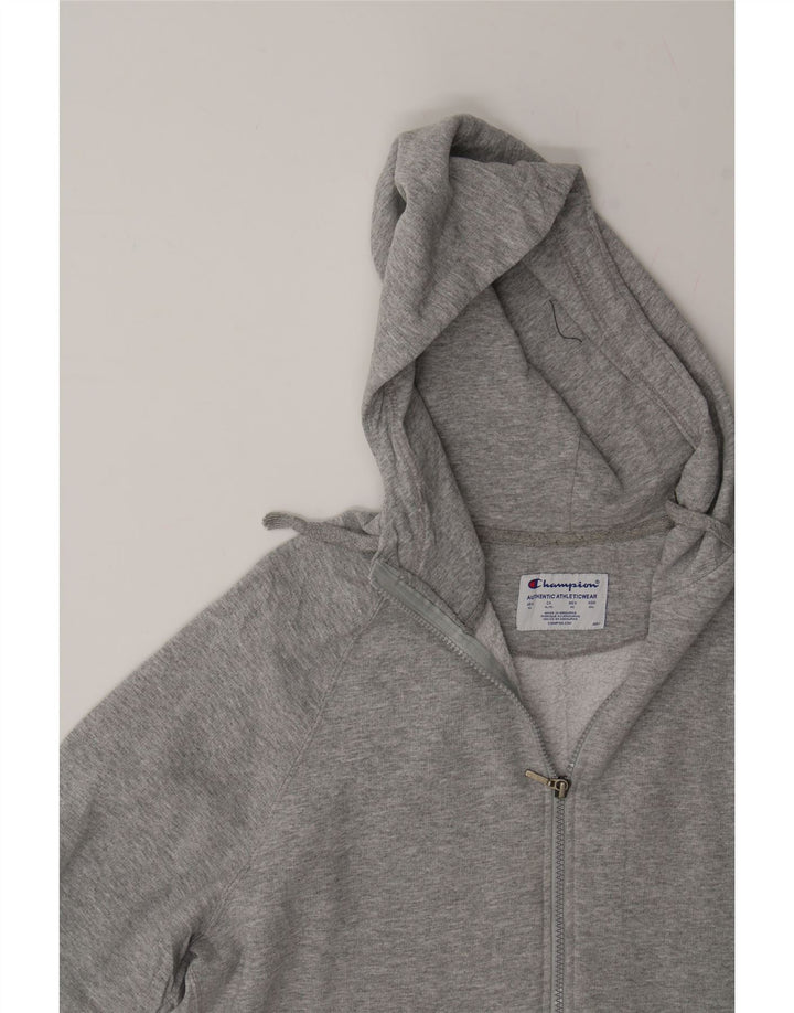 CHAMPION Womens Zip Hoodie Sweater UK 18 XL Grey Polyester Vintage Champion and Second-Hand Champion from Messina Hembry 