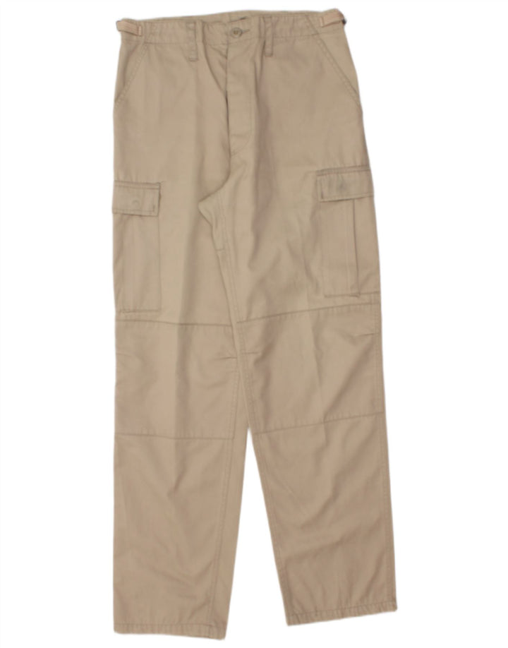 Calça cargo reta masculina VINTAGE W32 L31 bege