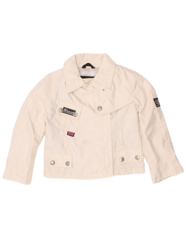 Belstaff Jaqueta bomber para meninas de 18 a 24 meses em nylon branco