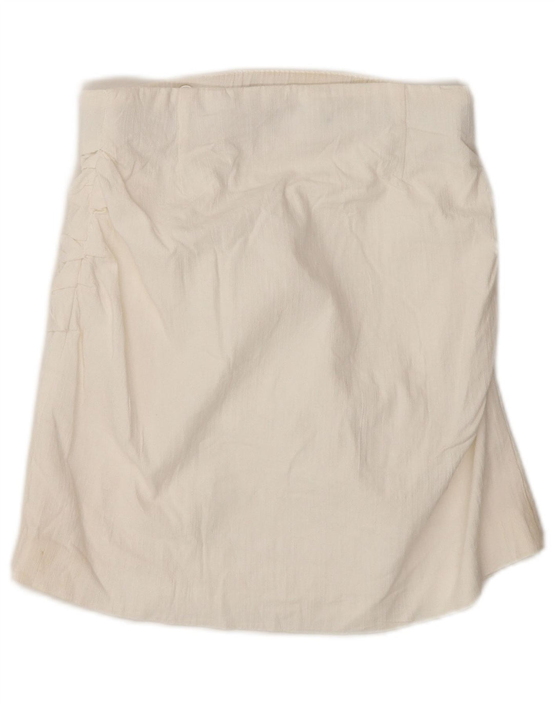 Mini saia wrap feminina Zara pequena W26 branca