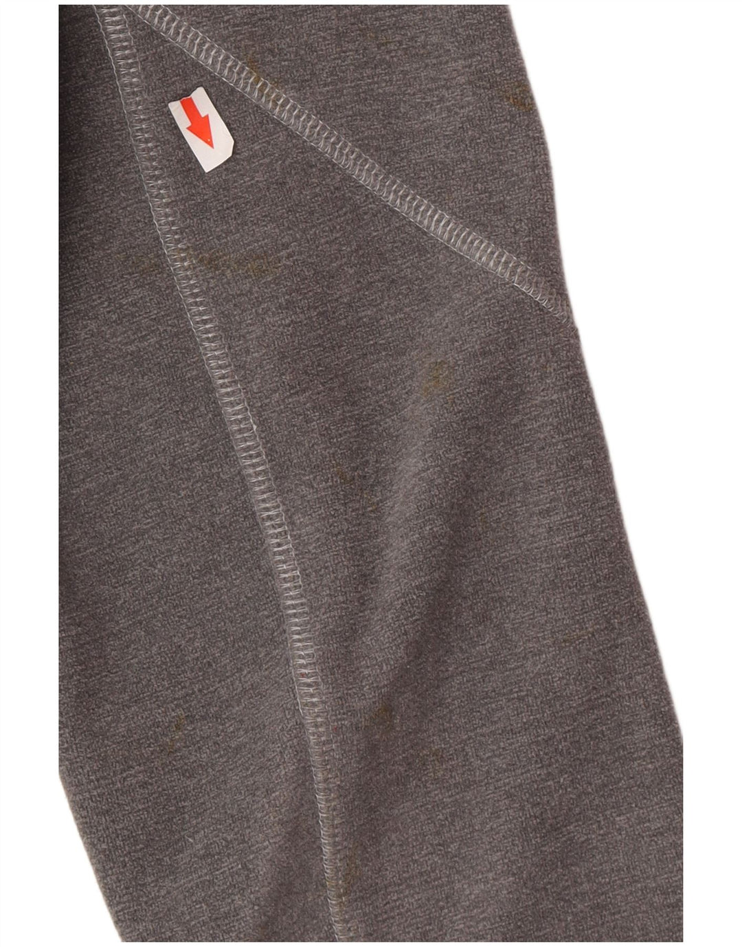 Jack Wolfskin Suéter feminino com capuz e zíper Reino Unido 14/16 grande poliéster cinza