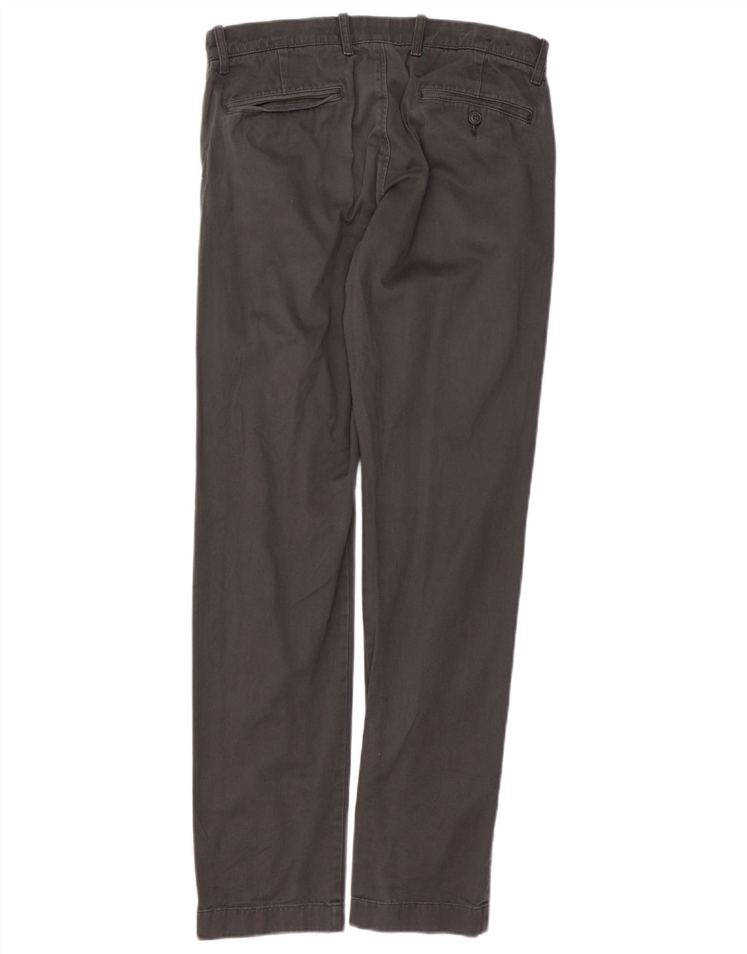 J. CREW Calça Chino Masculina Slim W30 L32 Algodão Cinza