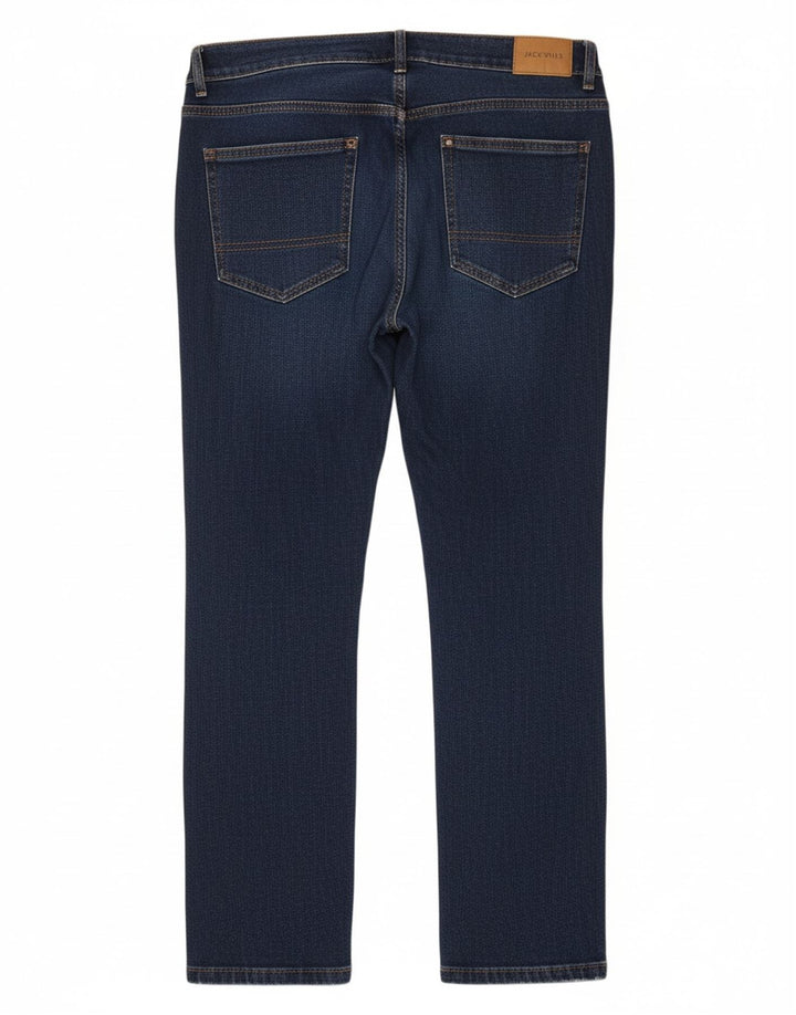 JACK WILLS Mens Jeans Slim W32 L30 Azul Marinho Algodão