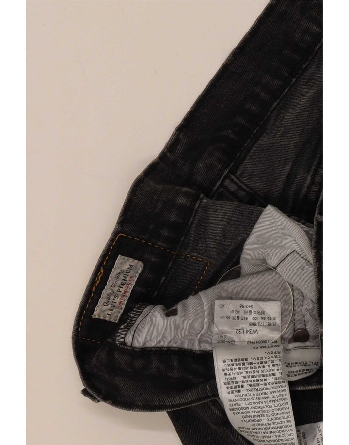 Calça Jeans Levis 511 Slim Masculina W34 L32 Cinza Algodão