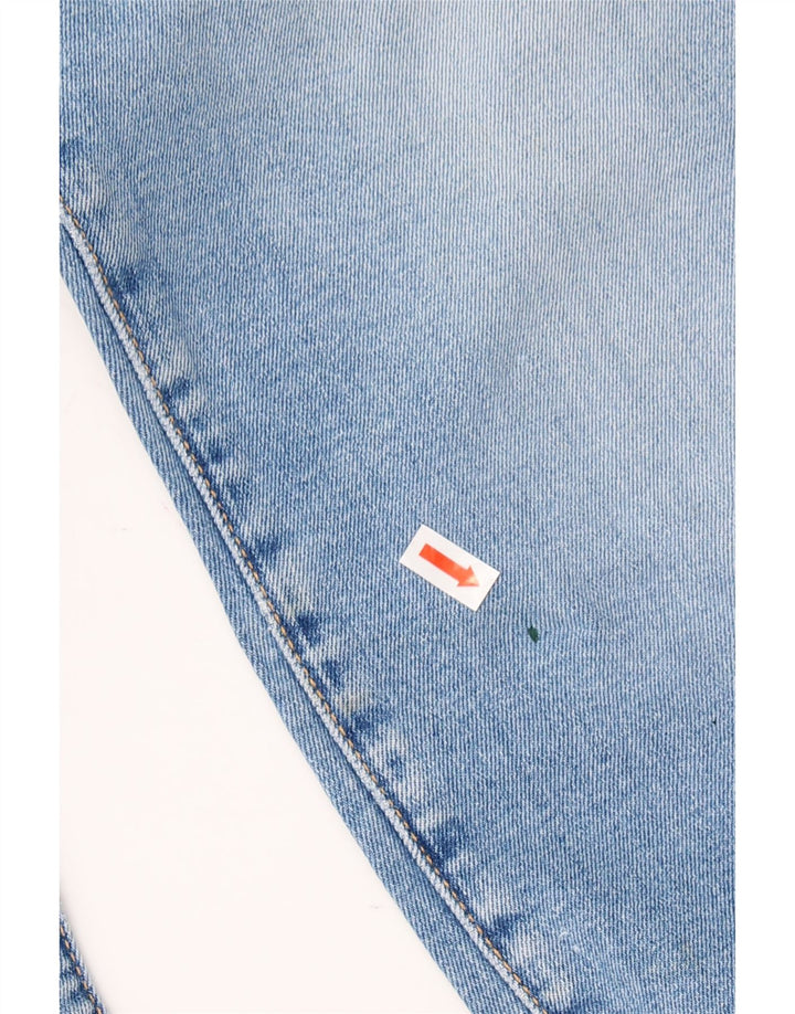Levi's feminino 501 jeans retos W33 L27 algodão azul