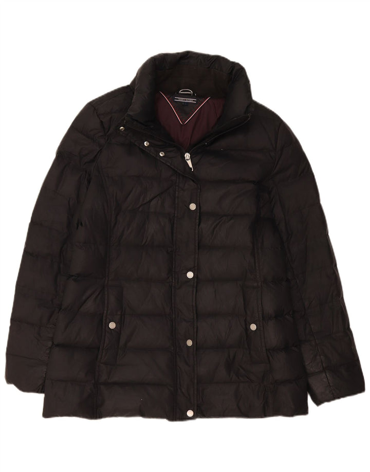 Jaqueta acolchoada feminina Tommy Hilfiger UK 16 grande preta