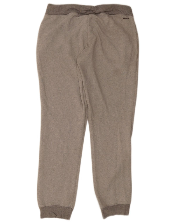 Adidas Womens Tracksuit Trousers Joggers UK 12/14 Medium  Grey Cotton