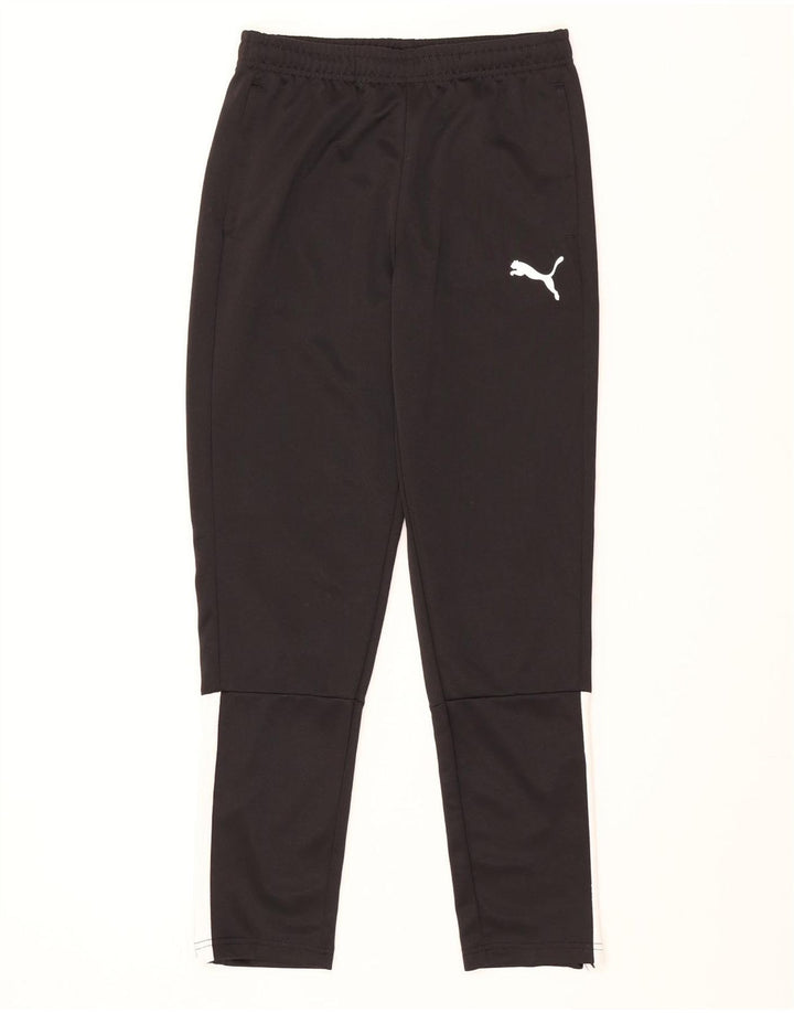 Calças de treino Puma Boys 13-14 anos preto colorblock poliéster