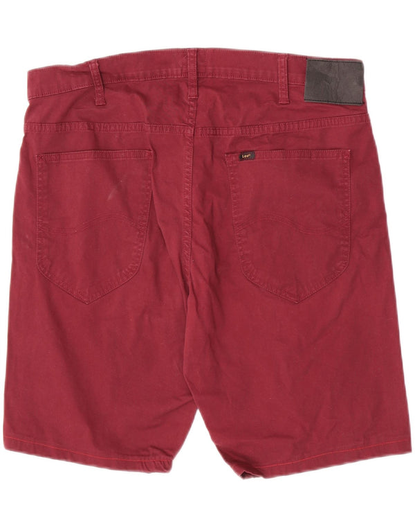 Lee Mens Casual Shorts W38 XL Marrom Algodão