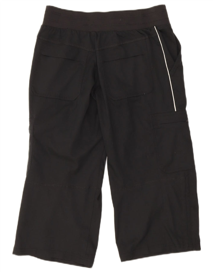 Calça Nike Capri Cargo Feminina UK 8 Pequena W28 L20 Poliéster Preta