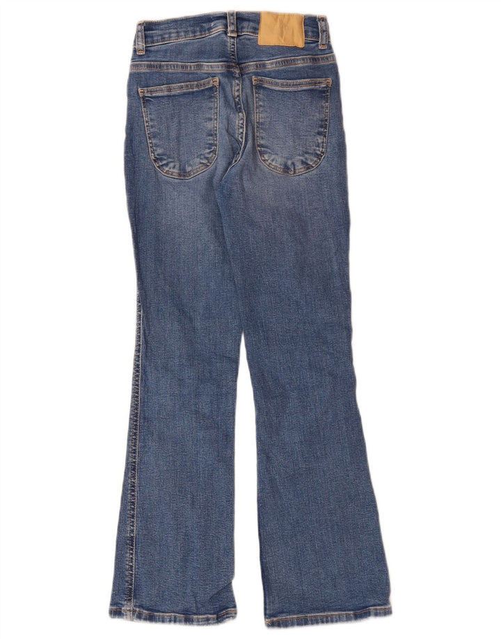 Zara Meninas Jeans Bootcut 8-9 Anos W22 L4 Azul