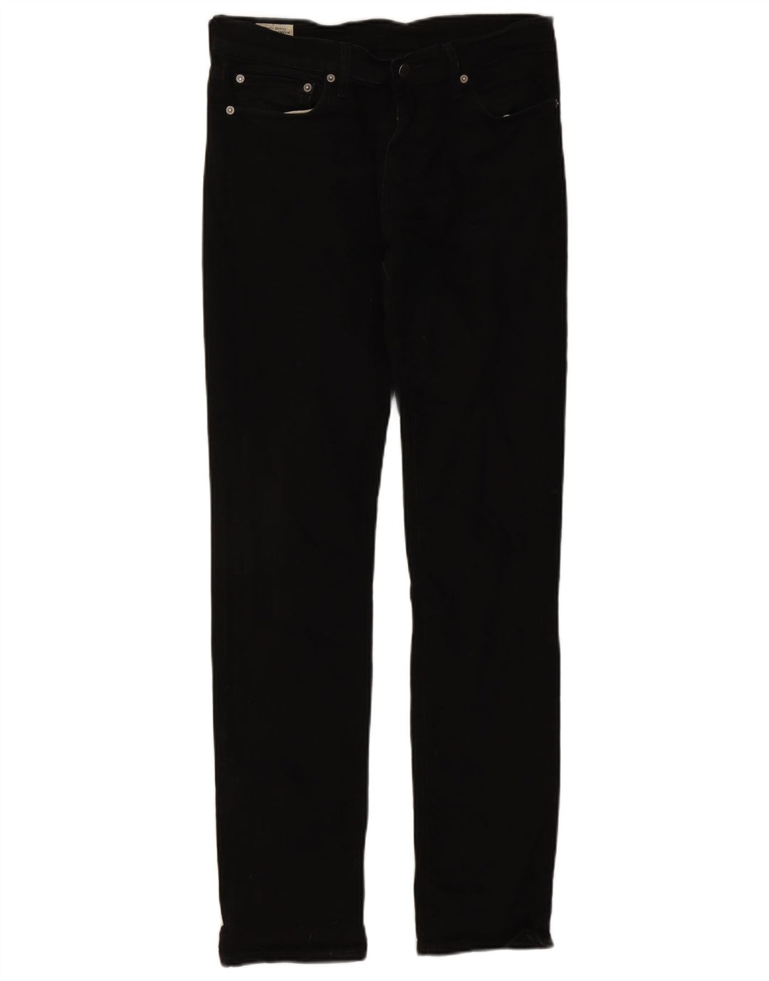 Levi's Mens Jeans Slim W32 L34 Algodão Preto