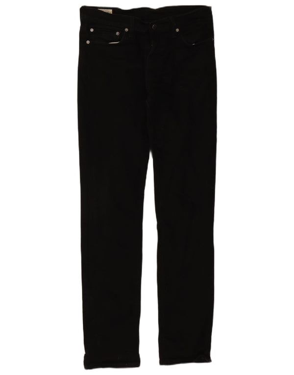 Levi's Mens Jeans Slim W32 L34 Algodão Preto