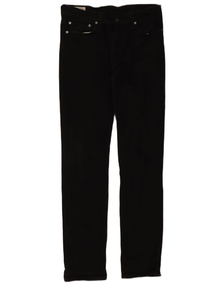 Levi's Mens Jeans Slim W32 L34 Algodão Preto