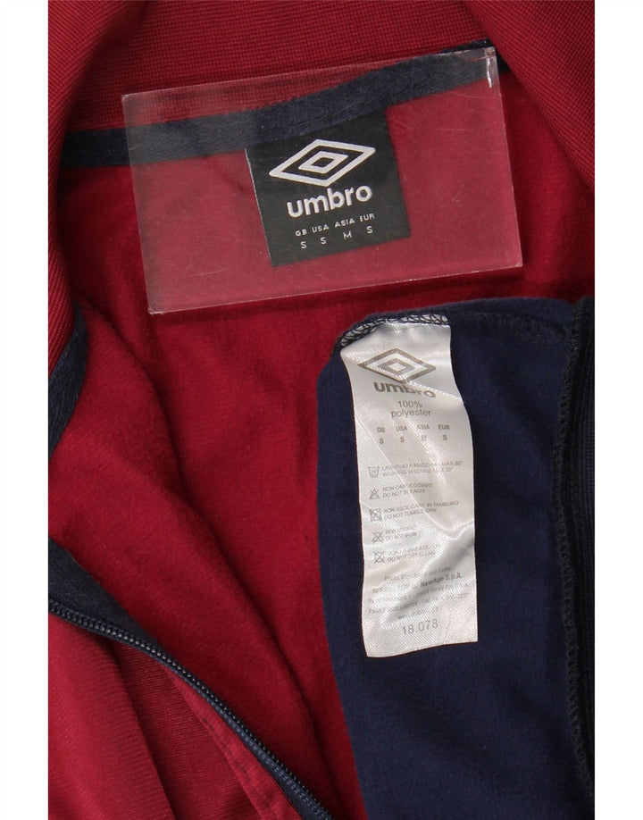 Jaqueta masculina de treino UMBRO pequena azul marinho Colourblock poliéster