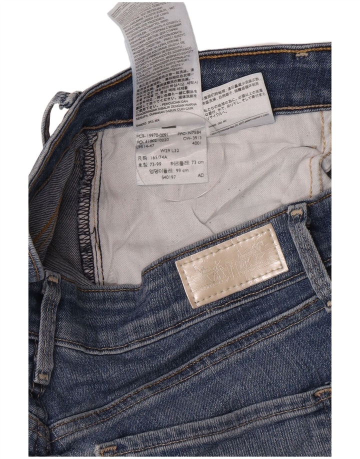 Calça jeans skinny feminina Levi's W29 L30 azul algodão