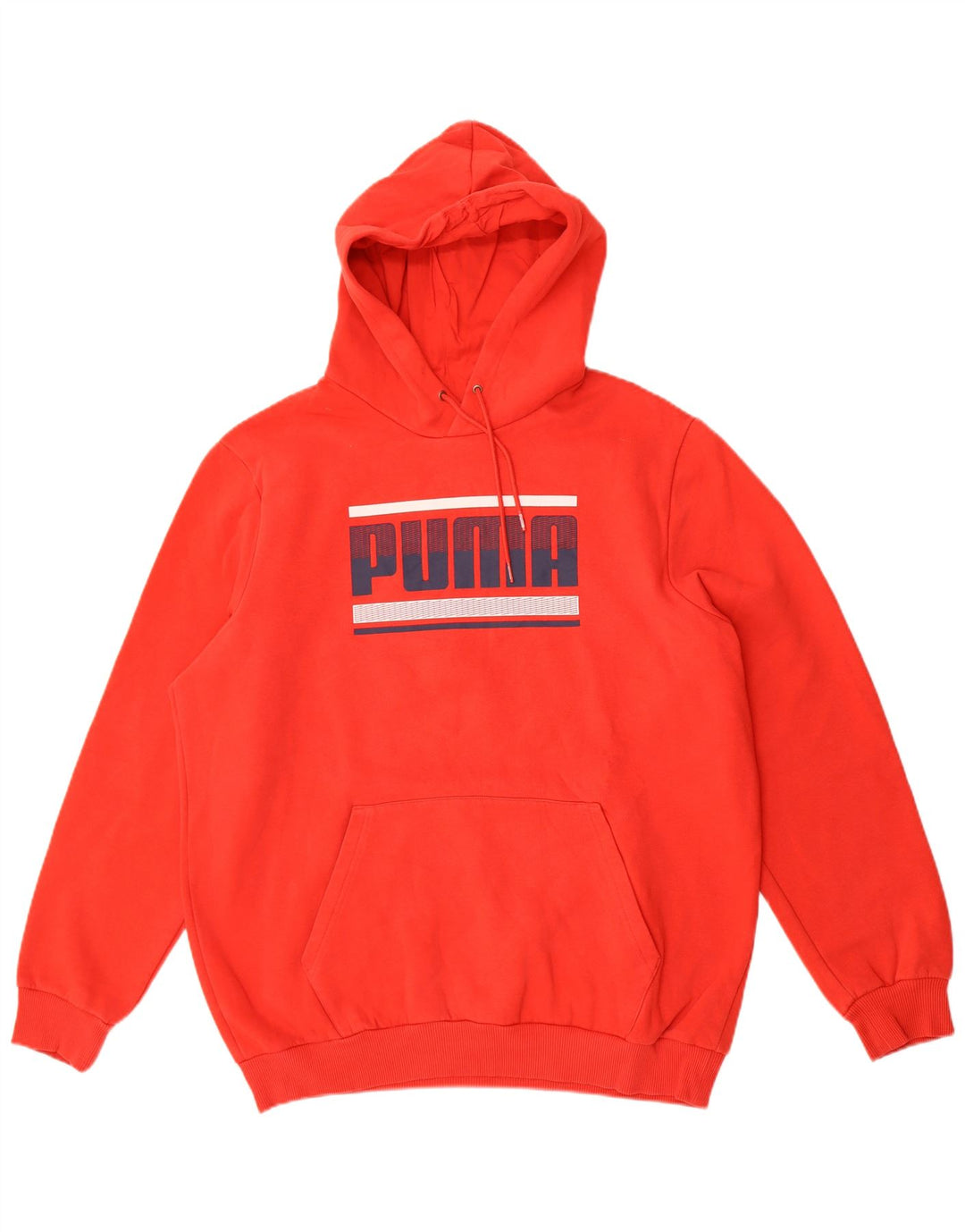 Puma masculino gráfico moletom com capuz grande algodão vermelho