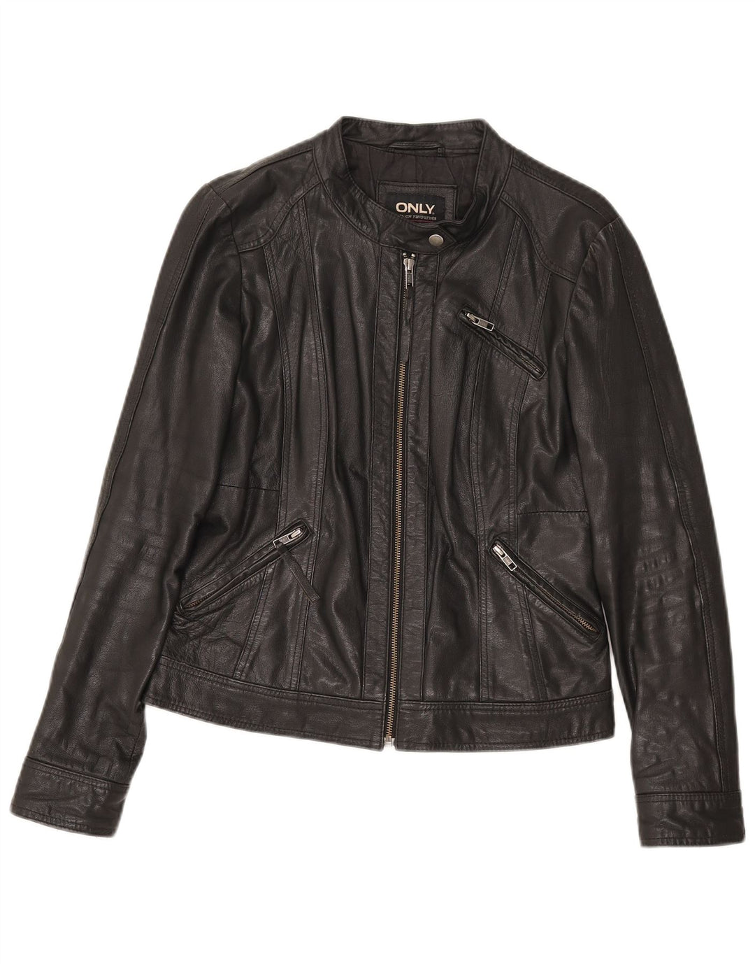 Apenas jaqueta feminina de couro Racer IT 38 XS couro preto